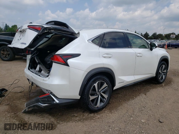 2019 Lexus NX 300h with VIN JTJBJRBZ0K2119208, listed as a Copart auction lot 62865873 with 111,723 mi miles and Salvage title. Bid and sale history available at DreamBid. Image 3.
