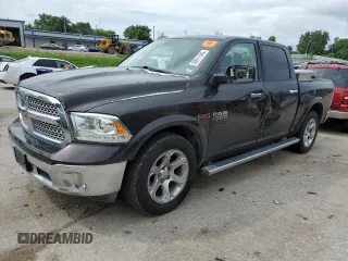 2017 Ram 1500 Laramie with VIN 1C6RR7NM2HS754848, listed as a Copart auction lot 60911945 with 168,995 mi miles and Salvage title. Bid and sale history available at DreamBid. Image 1.