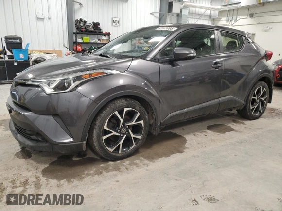 2019 Toyota C-HR XLE with VIN JTNKHMBX0K1035830, listed as a Copart auction lot 52561095 with 98,412 mi miles and Clean Title. Bid and sale history available at carsss.com. Image 1.