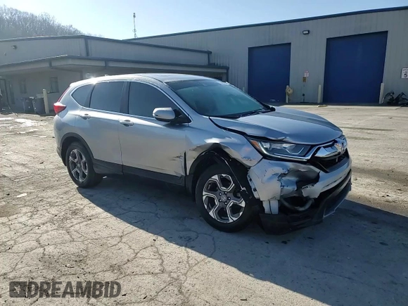 2018 Honda CR-V EX with VIN 7FARW2H52JE091054, listed as a Copart auction lot 53468905 with 58,719 mi miles and Salvage Title. Bid and sale history available at DreamBid. Image 14.