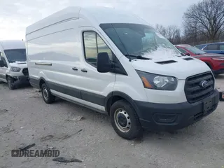 2020 Ford Transit Cargo with VIN 1FTBR3X85LKB51985, listed as a IAAI auction lot 41327206 with 206,896 mi miles. Bid and sale history available at carsss.com. Image 1.