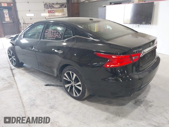 2017 Nissan Maxima SV with VIN 1N4AA6AP4HC448810, listed as a IAAI auction lot 42150840 with 114,916 mi miles and . Bid and sale history available at DreamBid. Image 3.
