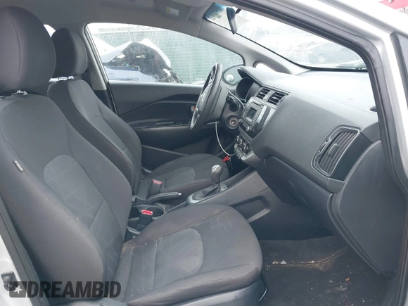 2017 Kia Rio LX with VIN KNADM4A33H6039709, listed as a IAAI auction lot 41525925 with 106,237 mi miles. Bid and sale history available at carsss.com. Image 5.