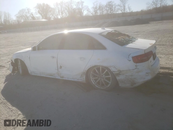 2015 Audi A4 Premium Plus with VIN WAUFFAFLXFN002394, listed as a Copart auction lot 47485925 with 0 mi miles and Salvage Title. Bid and sale history available at carsss.com. Image 2.