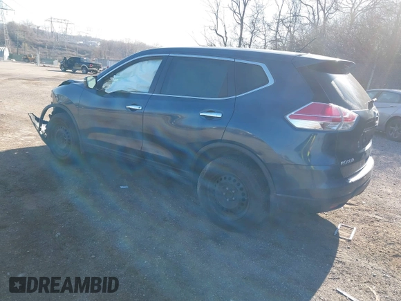 2014 Nissan Rogue S with VIN 5N1AT2MK0EC867435, listed as a IAAI auction lot 41825081 with 1 mi miles. Bid and sale history available at carsss.com. Image 3.