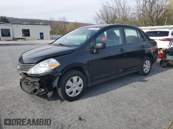 2010 Nissan Versa 1.6 with VIN 3N1CC1AP2AL353742, listed as a Copart auction lot 51812995 with 171,690 mi miles and Salvage title. Bid and sale history available at DreamBid. Image 1.