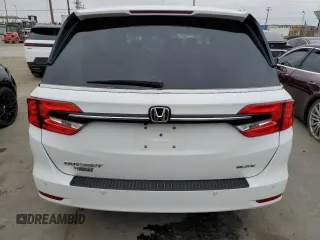 2022 Honda Odyssey Elite with VIN 5FNRL6H91NB009531, listed as a Copart auction lot 62002835 with 77,822 mi miles and Salvage title. Bid and sale history available at DreamBid. Image 6.