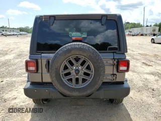 2025 Jeep Wrangler Sport S with VIN 1C4PJXDN9SW557497, listed as a Copart auction lot 63603555 with 4,443 mi miles and Clean title. Bid and sale history available at DreamBid. Image 6.