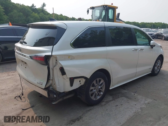 2021 Toyota Sienna XLE z VIN 5TDYSKFC5MS007183, wystawiony jako IAAI lot #41196097 z przebiegiem 49 744 mil mil oraz . Historia ofert i sprzedaży dostępna na DreamBid. Obrazek 4.