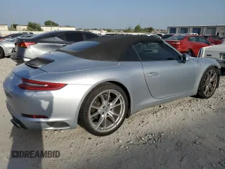 2018 Porsche 911 991 Carrera with VIN WP0CA2A92JS138342, listed as a Copart auction lot 64162854 with 46,267 mi miles and Salvage Title. Bid and sale history available at carsss.com. Image 3.