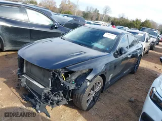 2018 Kia Stinger with VIN KNAE15LA9J6013202, listed as a IAAI auction lot 41123581 with NaN miles. Bid and sale history available at carsss.com. Image 18.