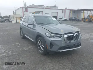 2024 BMW X3 sDrive30i with VIN 5UX43DP02R9U43683, listed as a IAAI auction lot 41432529 with 2,130 mi miles and . Bid and sale history available at DreamBid. Image 1.