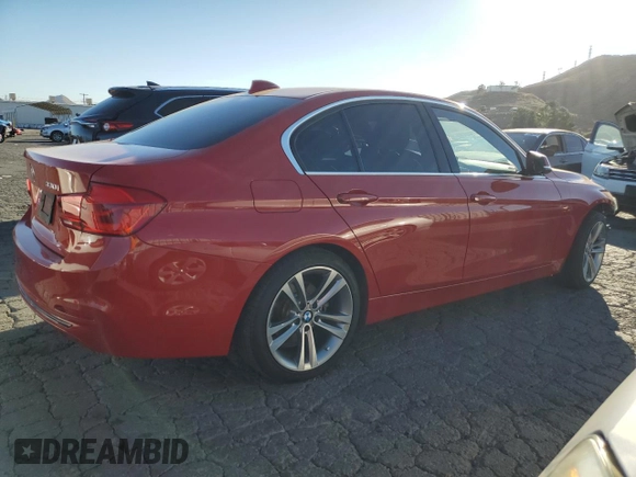 2018 BMW 3 Series 330i with VIN WBA8B9C59JEE83257, listed as a Copart auction lot 84480014 with 47,365 mi miles and Salvage title. Bid and sale history available at DreamBid. Image 3.