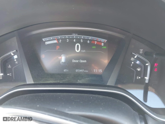 2018 Honda CR-V EX-L with VIN 7FARW1H82JE048399, listed as a IAAI auction lot 41638726 with 72,497 mi miles. Bid and sale history available at carsss.com. Image 7.
