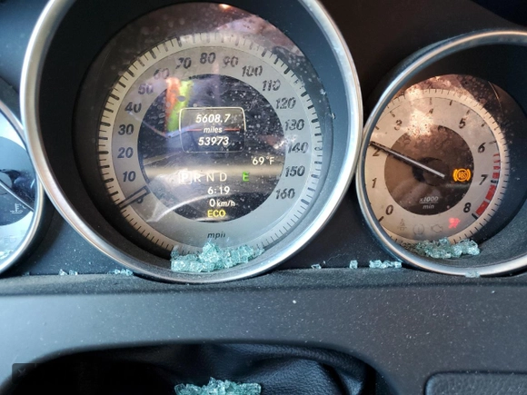 2013 Mercedes-Benz C 300 Sport with VIN WDDGF8AB7DR248667, listed as a Copart auction lot 53837375 with 53,973 mi miles and Salvage Title. Bid and sale history available at DreamBid. Image 9.