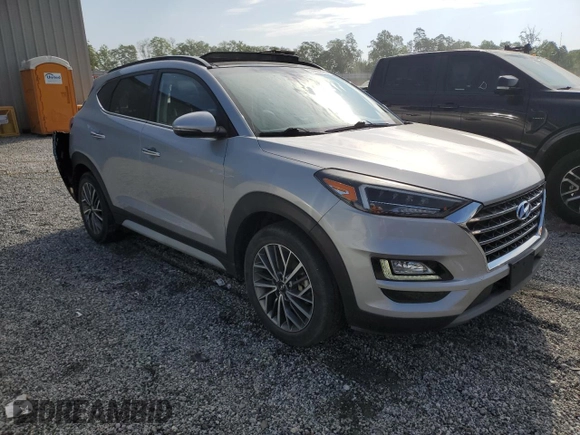 2020 Hyundai Tucson SEL with VIN KM8J3CAL9LU092403, listed as a Copart auction lot 55854525 with 39,320 mi miles and Salvage title. Bid and sale history available at DreamBid. Image 4.