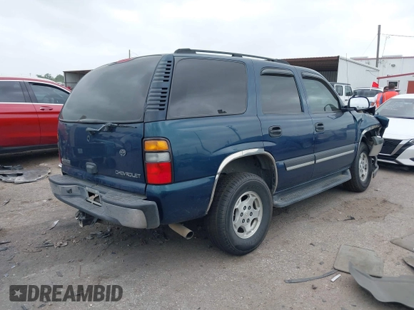 2005 Chevrolet Tahoe LS with VIN 1GNEC13V35R202755, listed as a IAAI auction lot 41951169 with 88,330 mi miles and . Bid and sale history available at DreamBid. Image 4.