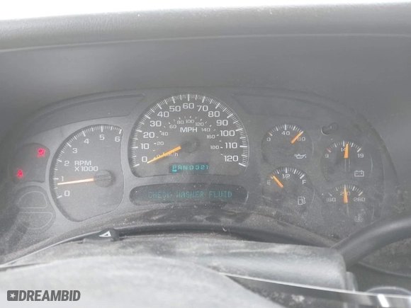 2005 Chevrolet Silverado 1500 Work Truck with VIN 1GCEC14V05Z206480, listed as a IAAI auction lot 41741249 with 184,568 mi miles. Bid and sale history available at carsss.com. Image 7.