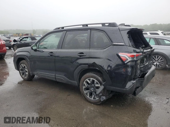 2025 Subaru Forester Premium with VIN JF2SLDDCXSH508638, listed as a Copart auction lot 57201385 with 7,737 mi miles and Salvage title. Bid and sale history available at DreamBid. Image 2.
