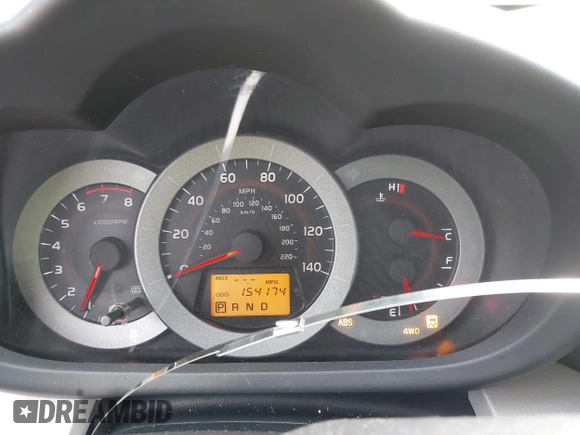 2009 Toyota RAV4 with VIN JTMBF33V995000790, listed as a IAAI auction lot 41901673 with 154,174 mi miles. Bid and sale history available at carsss.com. Image 7.