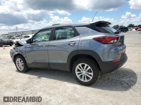 2021 Chevrolet TrailBlazer LS with VIN KL79MMS29MB018912, listed as a Copart auction lot 55578833 with 39,957 mi miles. Bid and sale history available at carsss.com. Image 2.
