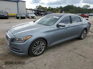 2015 Hyundai Genesis 3.8L with VIN KMHGN4JEXFU071785, listed as a Copart auction lot 71847804 with 153,816 mi miles and Salvage Title. Bid and sale history available at carsss.com. Image 1.