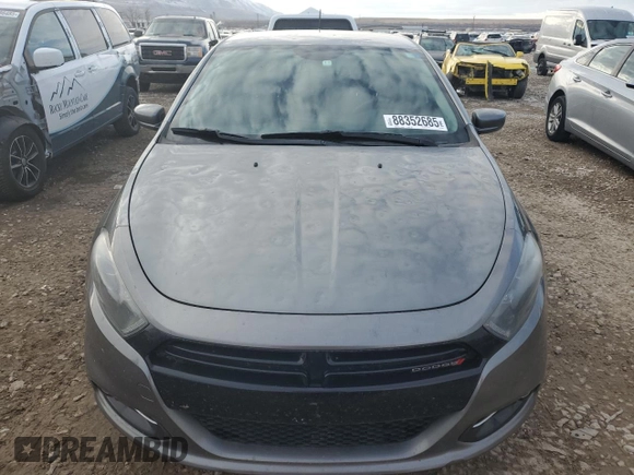 2013 Dodge Dart Rallye with VIN 1C3CDFBA7DD305864, listed as a Copart auction lot 88352685 with 121,274 mi miles and Salvage Title. Bid and sale history available at carsss.com. Image 5.