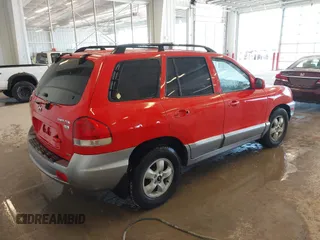 2005 Hyundai Santa Fe GLS with VIN KM8SC73E95U890509, listed as a IAAI auction lot 41726541 with 171,992 mi miles. Bid and sale history available at carsss.com. Image 4.