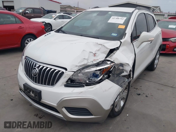2016 Buick Encore with VIN KL4CJASB0GB658389, listed as a IAAI auction lot 41708711 with 62,001 mi miles and . Bid and sale history available at DreamBid. Image 2.