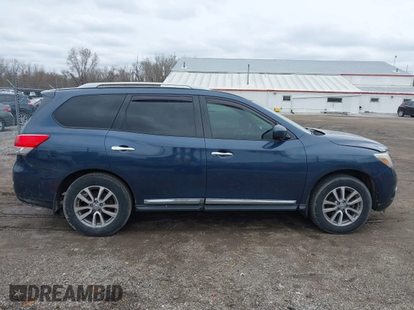 2015 Nissan Pathfinder SL with VIN 5N1AR2MN5FC622513, listed as a IAAI auction lot 41953545 with 183,339 mi miles and . Bid and sale history available at DreamBid. Image 13.