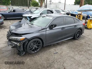 2022 Honda Civic Sport with VIN 2HGFE2F55NH572471, listed as a Copart auction lot 53931365 with 59,343 mi miles and Clean Title. Bid and sale history available at carsss.com. Image 1.