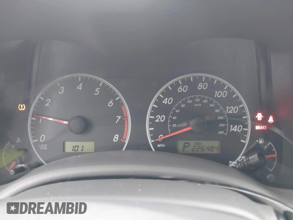 2009 Toyota Corolla with VIN 1NXBU40E89Z121974, listed as a IAAI auction lot 42068799 with 226,484 mi miles and . Bid and sale history available at DreamBid. Image 7.