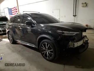 2022 Infiniti QX60 Sensory with VIN 5N1DL1GS6NC339921, listed as a Copart auction lot 83871054 with 23,570 mi miles and Salvage title. Bid and sale history available at DreamBid. Image 4.