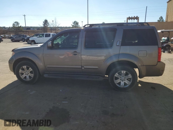 2007 Nissan Pathfinder SE with VIN 5N1AR18U47C634892, listed as a Copart auction lot 85876204 with Not provided miles and Salvage title. Bid and sale history available at DreamBid. Image 2.