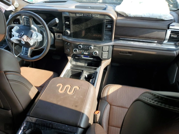 2024 Ford F-250 XL with VIN 1FT8W2BT9REE19856, listed as a Copart auction lot 51233515 with 20,653 mi miles and Salvage title. Bid and sale history available at DreamBid. Image 8.