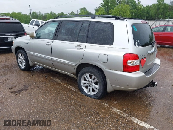 2007 Toyota Highlander Hybrid with VIN JTEGW21A270020336, listed as a IAAI auction lot 42101720 with 206,279 mi miles. Bid and sale history available at carsss.com. Image 3.