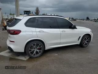 2021 BMW X5 sDrive40i with VIN 5UXCR4C01M9H47230, listed as a Copart auction lot 59798464 with 36,975 mi miles and Salvage title. Bid and sale history available at DreamBid. Image 3.