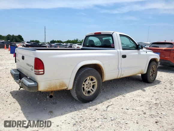 2004 Dodge Dakota z VIN 1D7FL16K64S612395, wystawiony jako Copart lot #56545035 z przebiegiem Nie podano mil oraz Czysty tytuł • Clean title. Historia ofert i sprzedaży dostępna na DreamBid. Obrazek 3.