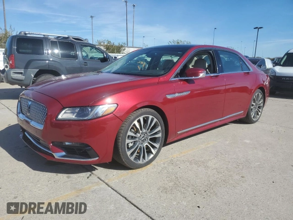 2017 Lincoln Continental Reserve with VIN 1LN6L9RP5H5608760, listed as a Copart auction lot 79564964 with 0 mi miles and Salvage Title. Bid and sale history available at carsss.com. Image 1.