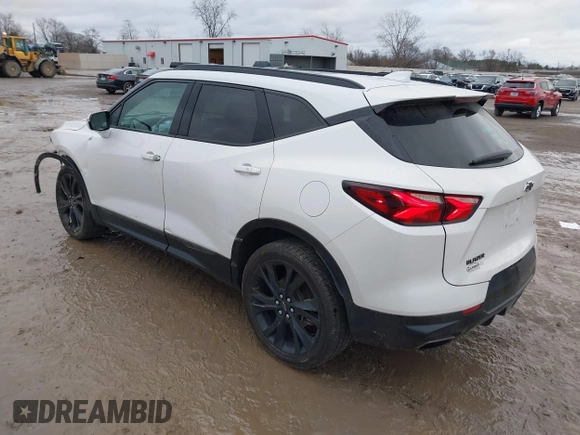 2021 Chevrolet Blazer RS z VIN 3GNKBERS7MS508086, wystawiony jako IAAI lot #40921436 z przebiegiem 66 072 mil mil oraz . Historia ofert i sprzedaży dostępna na DreamBid. Obrazek 3.