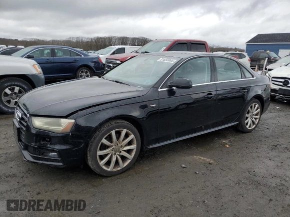 2014 Audi A4 Premium с VIN WAUBFAFL0EN017211, выставлен на аукционе Copart как лот 51693065 с пробегом 178 412 миль миль и На запчасти • Non repairable. История ставок и продаж доступна на DreamBid. Изображение 1.