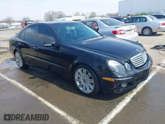 2008 Mercedes-Benz E-Class Luxury 3.5L with VIN WDBUF56XX8B264584, listed as a IAAI auction lot 41777477 with 144,428 mi miles. Bid and sale history available at carsss.com. Image 1.
