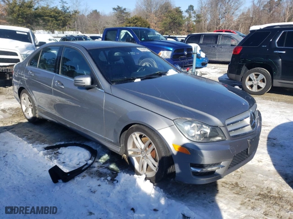 2012 Mercedes-Benz C-Class C 300 Sport with VIN WDDGF8BBXCR193533, listed as a Copart auction lot 87864035 with 125,809 mi miles and Salvage Title. Bid and sale history available at carsss.com. Image 4.