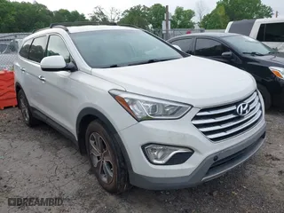 2016 Hyundai Santa Fe SE with VIN KM8SM4HFXGU144859, listed as a IAAI auction lot 42121896 with 90,175 mi miles. Bid and sale history available at carsss.com. Image 1.