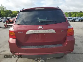 2008 Toyota Highlander with VIN JTEDS41A282028887, listed as a Copart auction lot 52763945 with 112,086 mi miles and Salvage title. Bid and sale history available at DreamBid. Image 6.