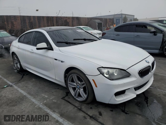 2014 BMW 6 Series 650i z VIN WBA6B2C59ED128936, wystawiony jako Copart lot #46409685 z przebiegiem 53 208 mil mil oraz Szkoda całkowita • Salvage title. Historia ofert i sprzedaży dostępna na DreamBid. Obrazek 4.