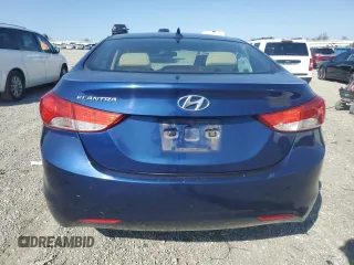 2013 Hyundai Elantra Limited with VIN KMHDH4AE7DU501778, listed as a Copart auction lot 52764415 with 109,971 mi miles and Salvage Title. Bid and sale history available at DreamBid. Image 6.