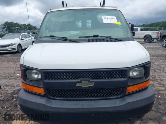 2017 Chevrolet Express Cargo with VIN 1GCWGAFF7H1345734, listed as a IAAI auction lot 42438389 with 184,130 mi miles and . Bid and sale history available at DreamBid. Image 12.
