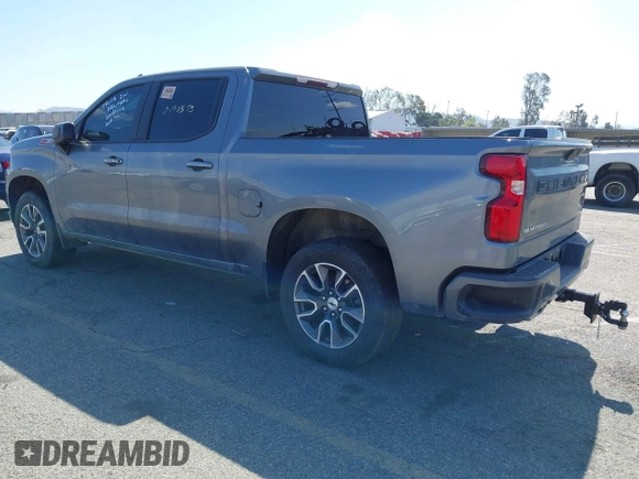2021 Chevrolet Silverado 1500 RST with VIN 3GCUYEET6MG299151, listed as a IAAI auction lot 41693396 with 71,296 mi miles. Bid and sale history available at carsss.com. Image 3.