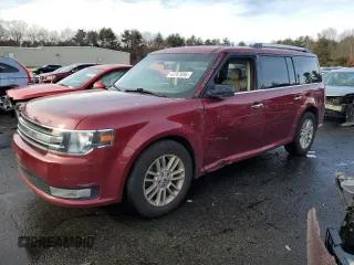 2016 Ford Flex SEL with VIN 2FMHK6C86GBA11798, listed as a Copart auction lot 43787695 with 128,553 mi miles and Salvage Title. Bid and sale history available at carsss.com. Image 1.
